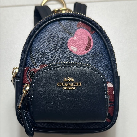 Coach Black and Pink Mini Backpack - Picture 1 of 6